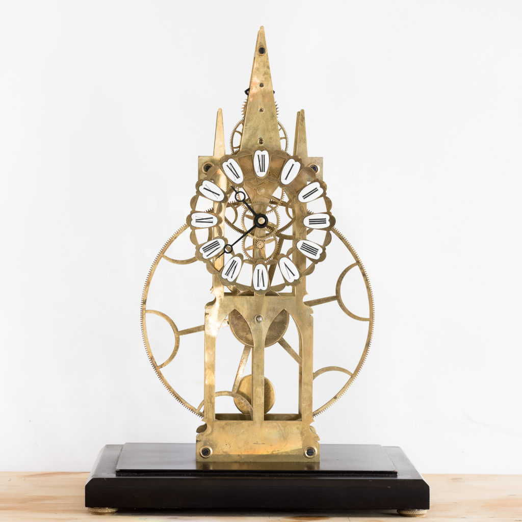 Fusee skeleton clock