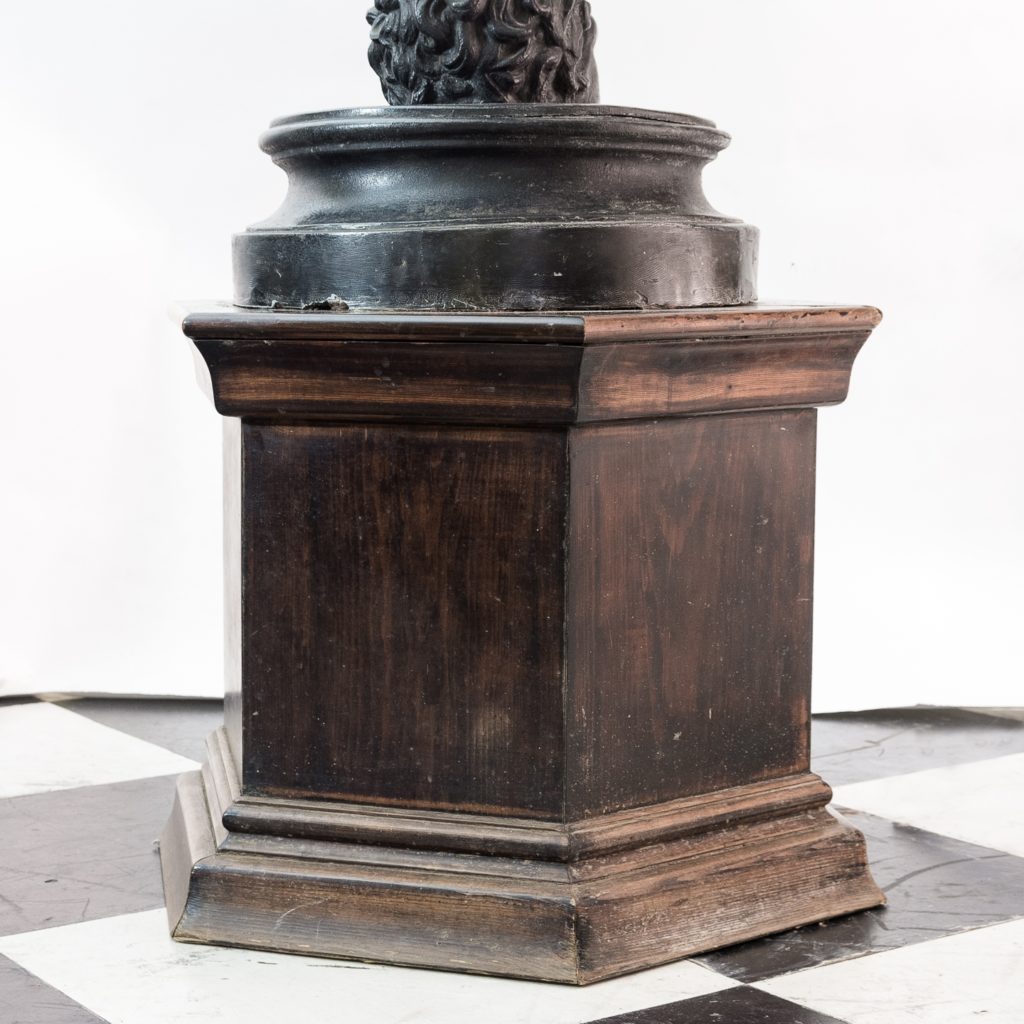 later hexagonal plinth