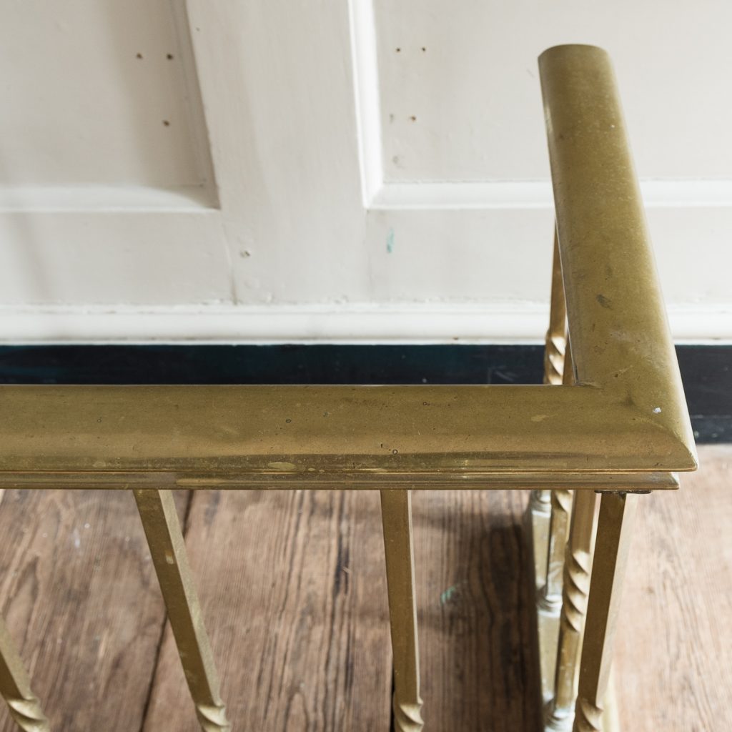 brass seat rail