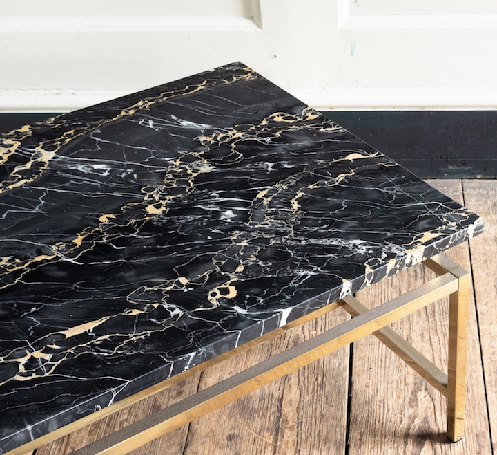 portoro marble table top 