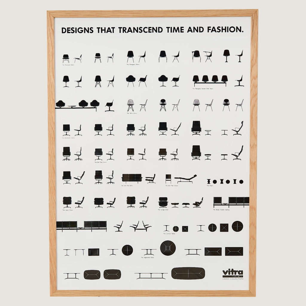 Vitra, Eames collection original print,-0