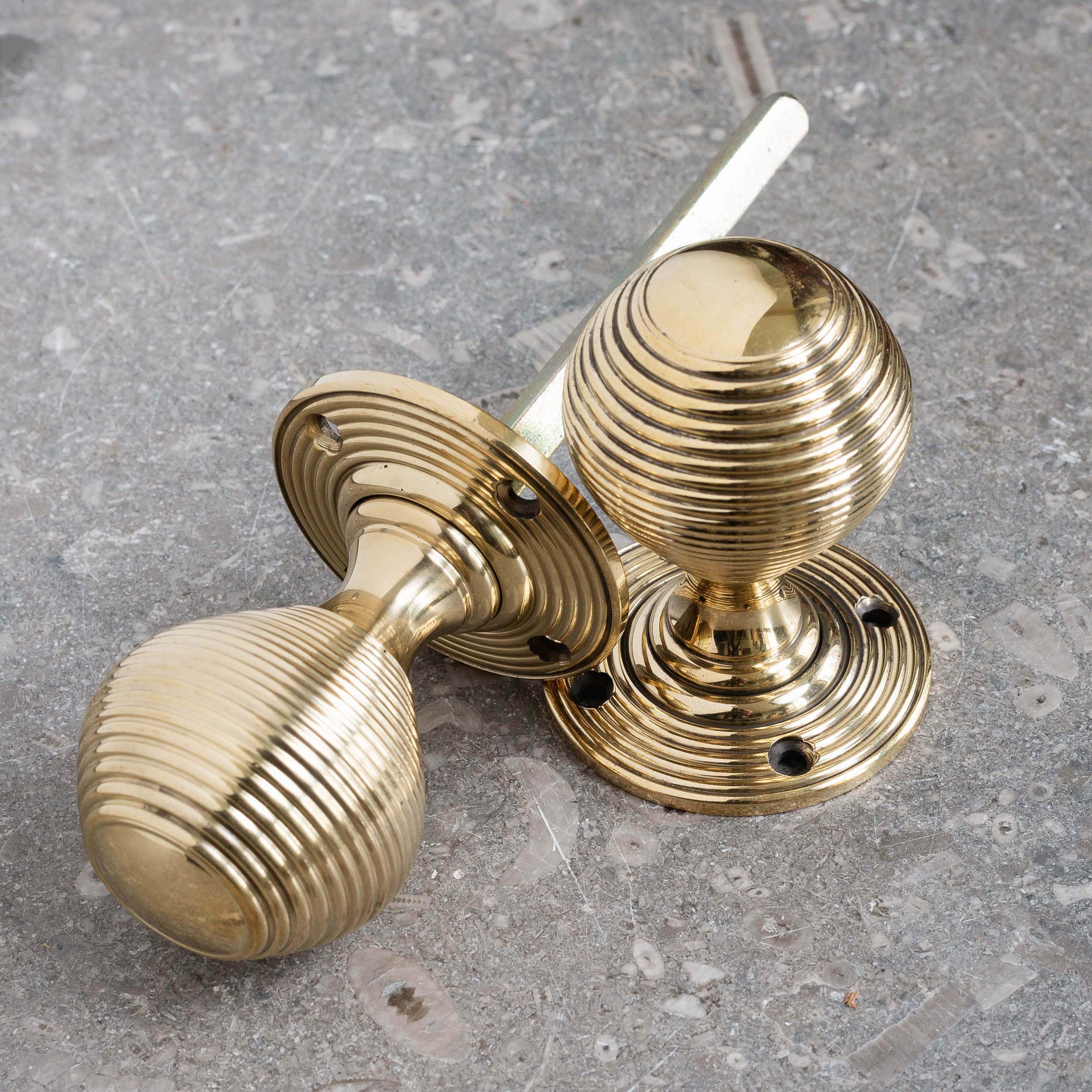 Brass beehive door knobs - Door Furniture and Brassfoundry