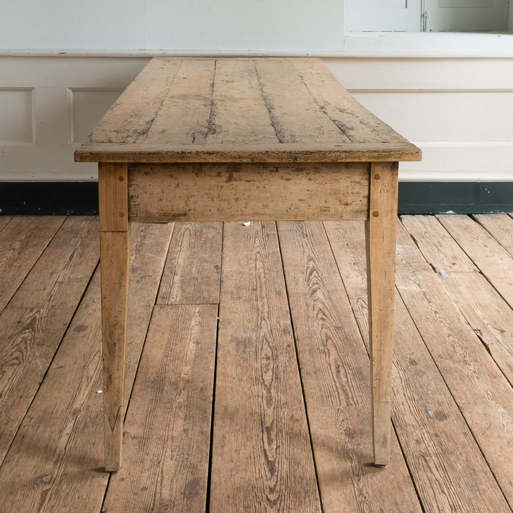 Nineteenth century French fruitwood farmhouse dining table