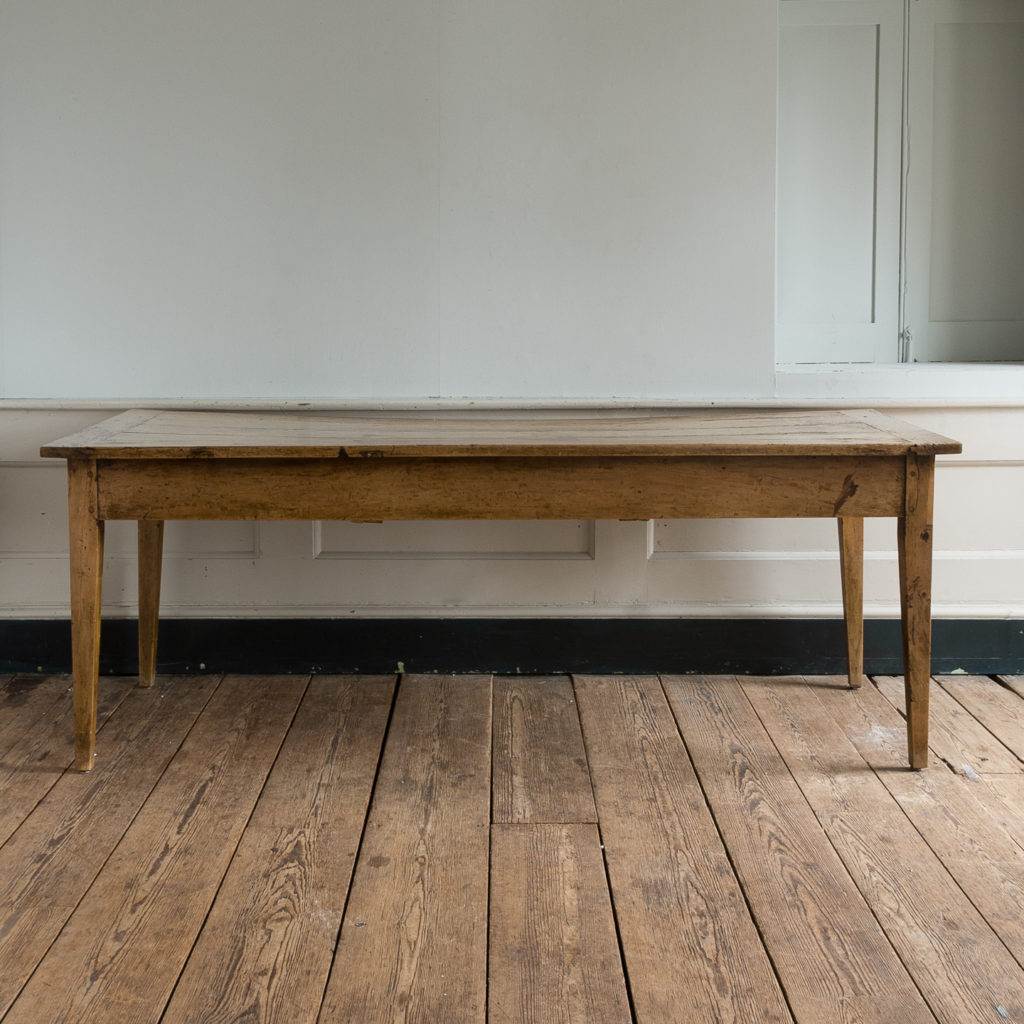 Nineteenth century French fruitwood farmhouse dining table