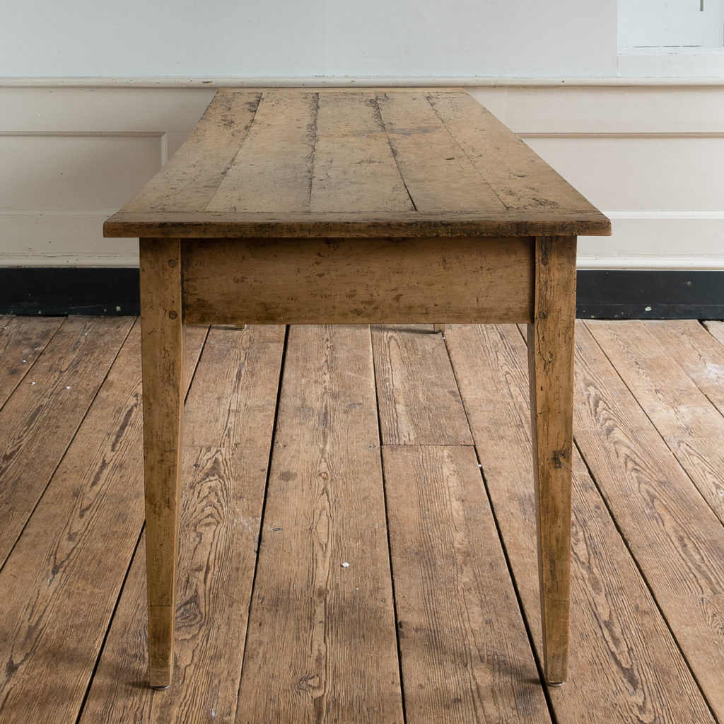 Nineteenth century French fruitwood farmhouse dining table