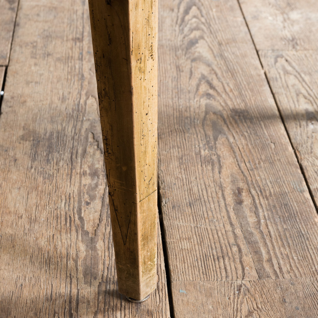 Nineteenth century French fruitwood farmhouse dining table,-126569