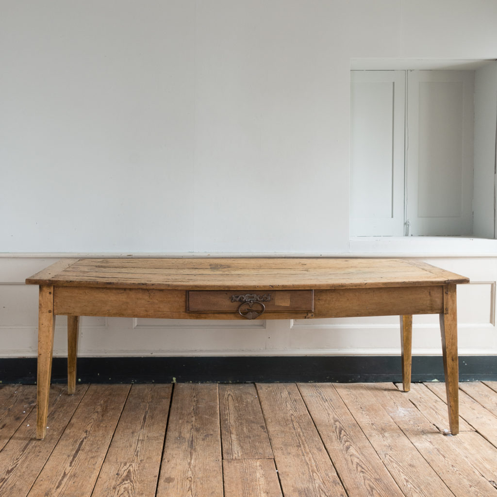 Nineteenth century French fruitwood farmhouse dining table