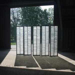 Whitefriars Glass wall