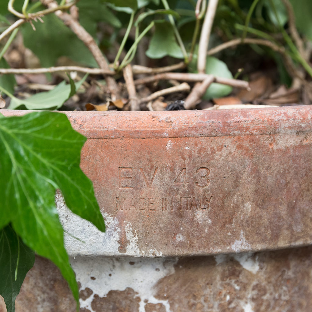 Weathered terracotta planters,