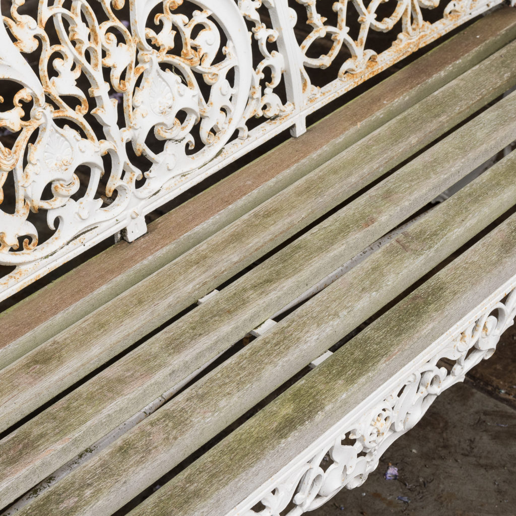 Cast iron garden bench,-126968