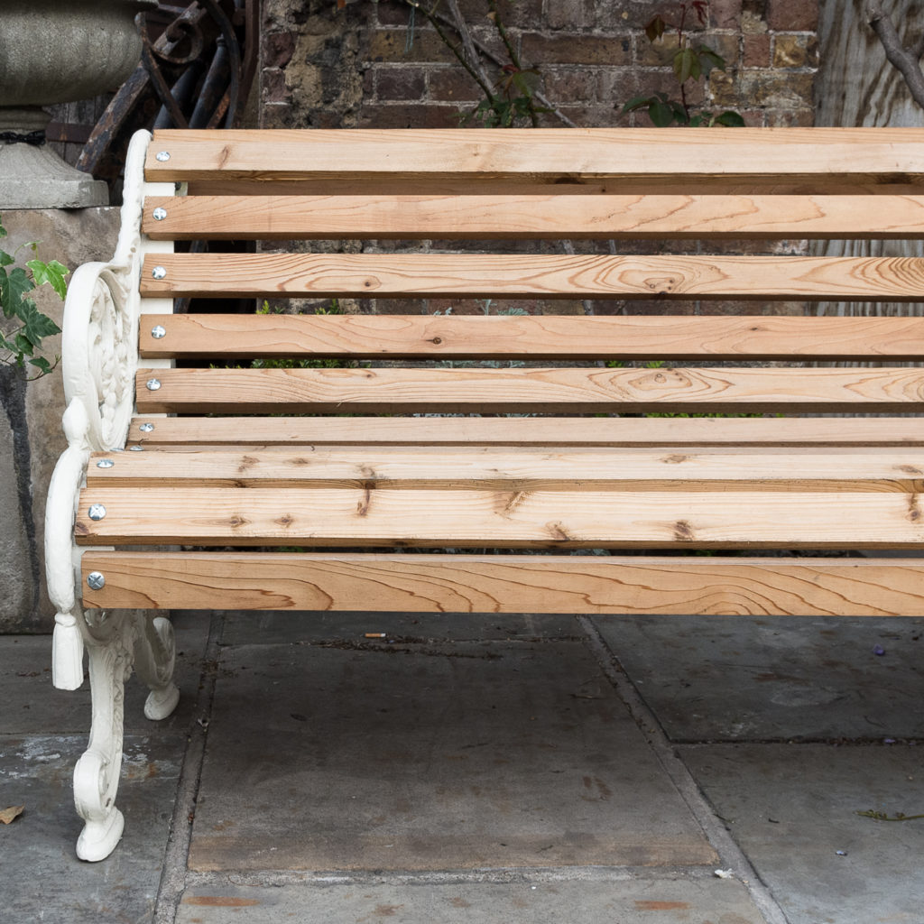 Victorian style cast iron bench