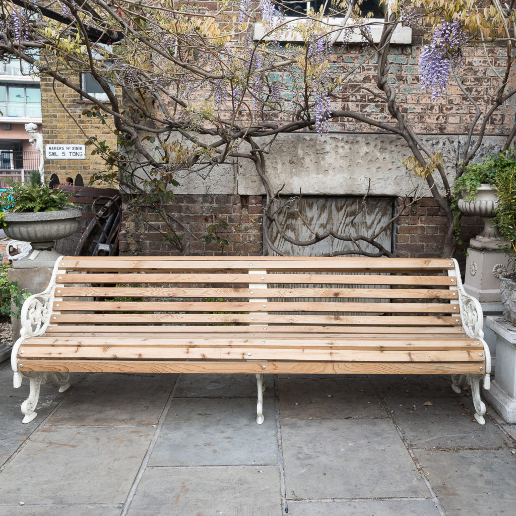 Victorian style cast iron bench