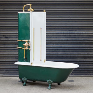 Late Victorian Canopy bath,-0