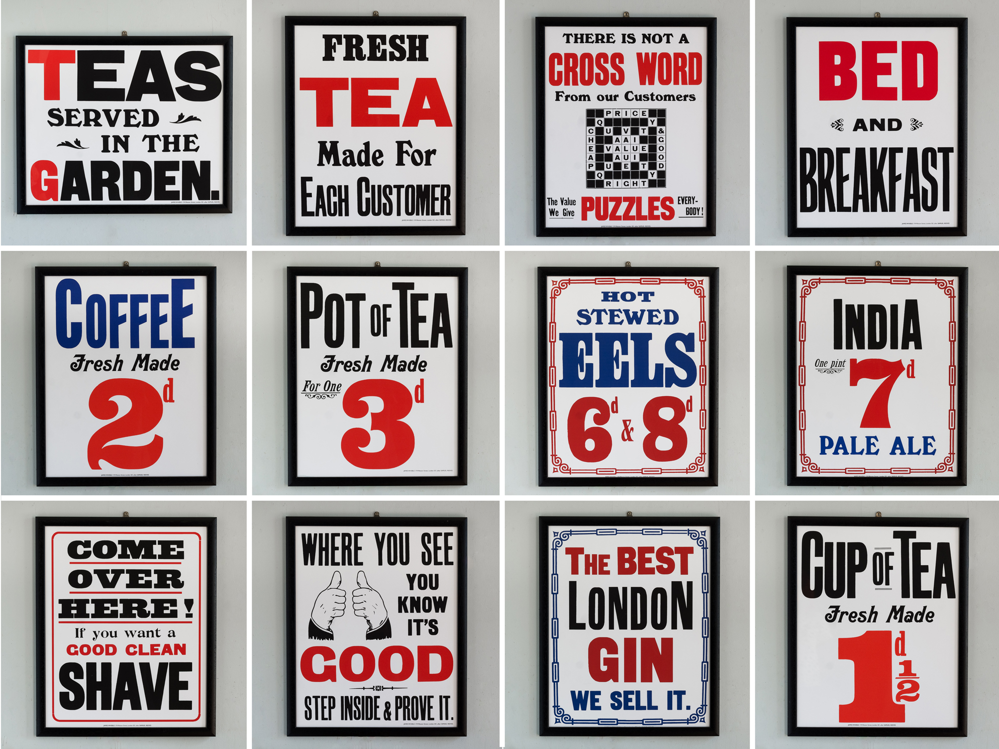 Reproduction London Trade Posters