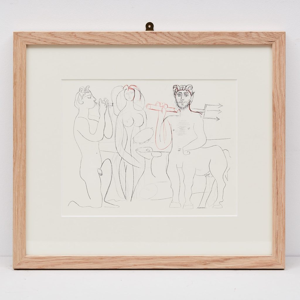 Picasso 'Mes dessins d'Antibes' Lithograph,-0