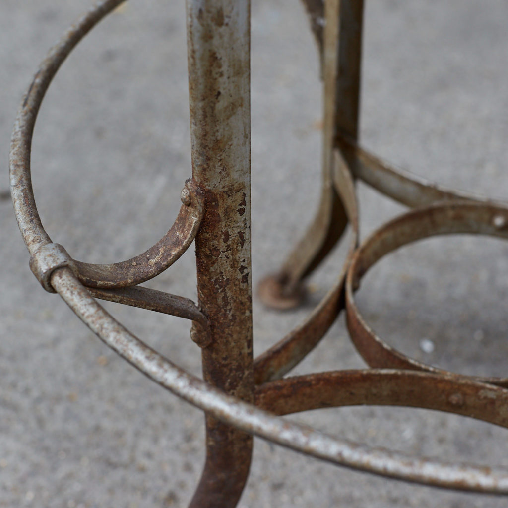 Reclaimed factory stool,-128994