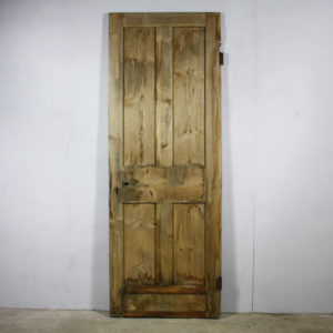 four-panelled pine door,