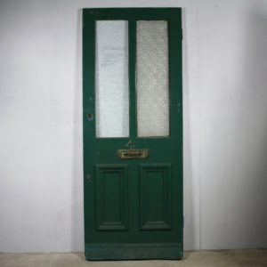 part glazed front door