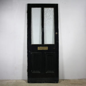 part glazed front door