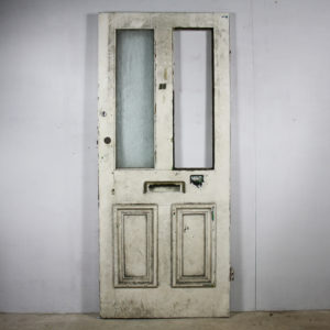 part glazed front door