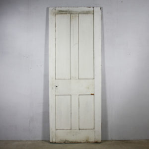 four-panelled pine door,