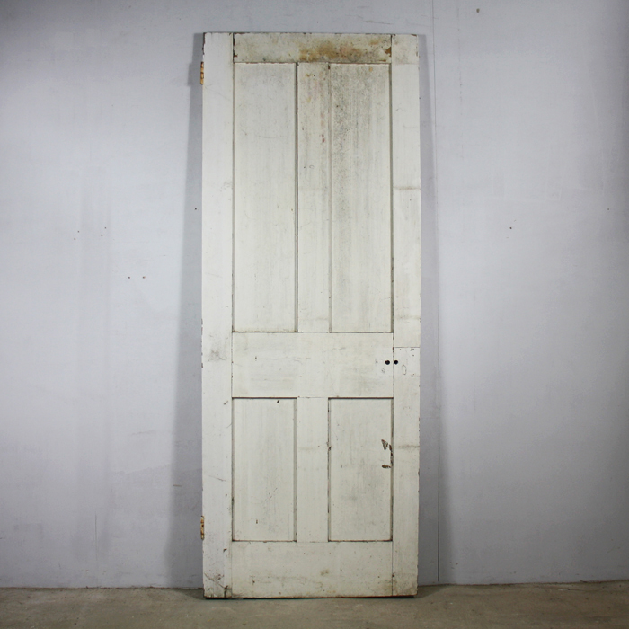 four-panelled pine door,
