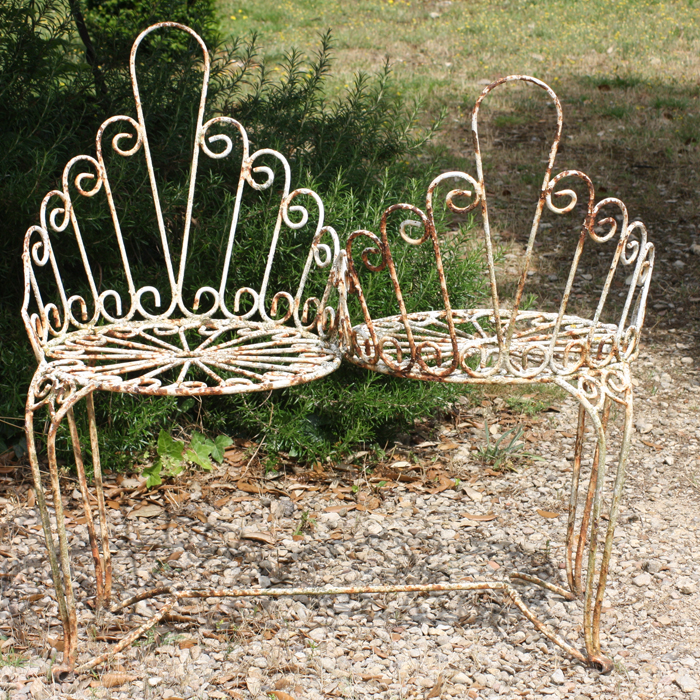 Wrought clearance iron seats