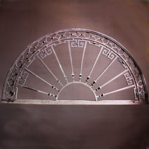 Bronze fanlight window