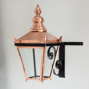 Victorian style copper Winsor lantern
