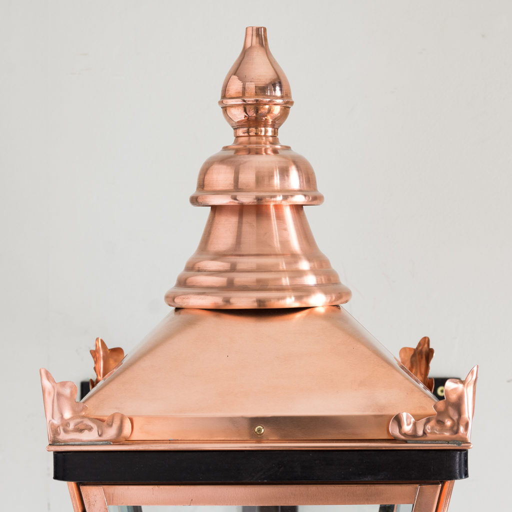 Small Victorian style copper Winsor lantern,-129403