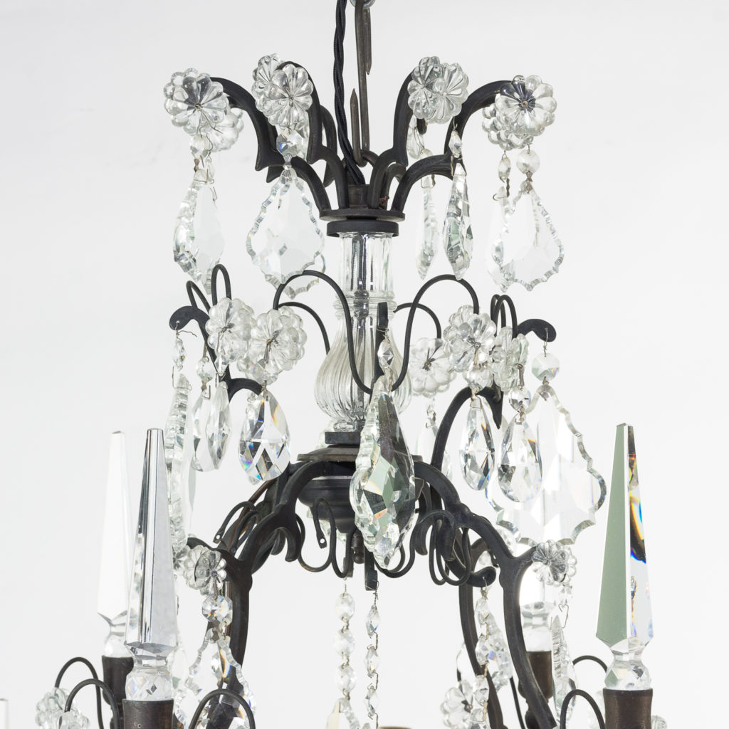 Late nineteenth century birdcage chandelier,