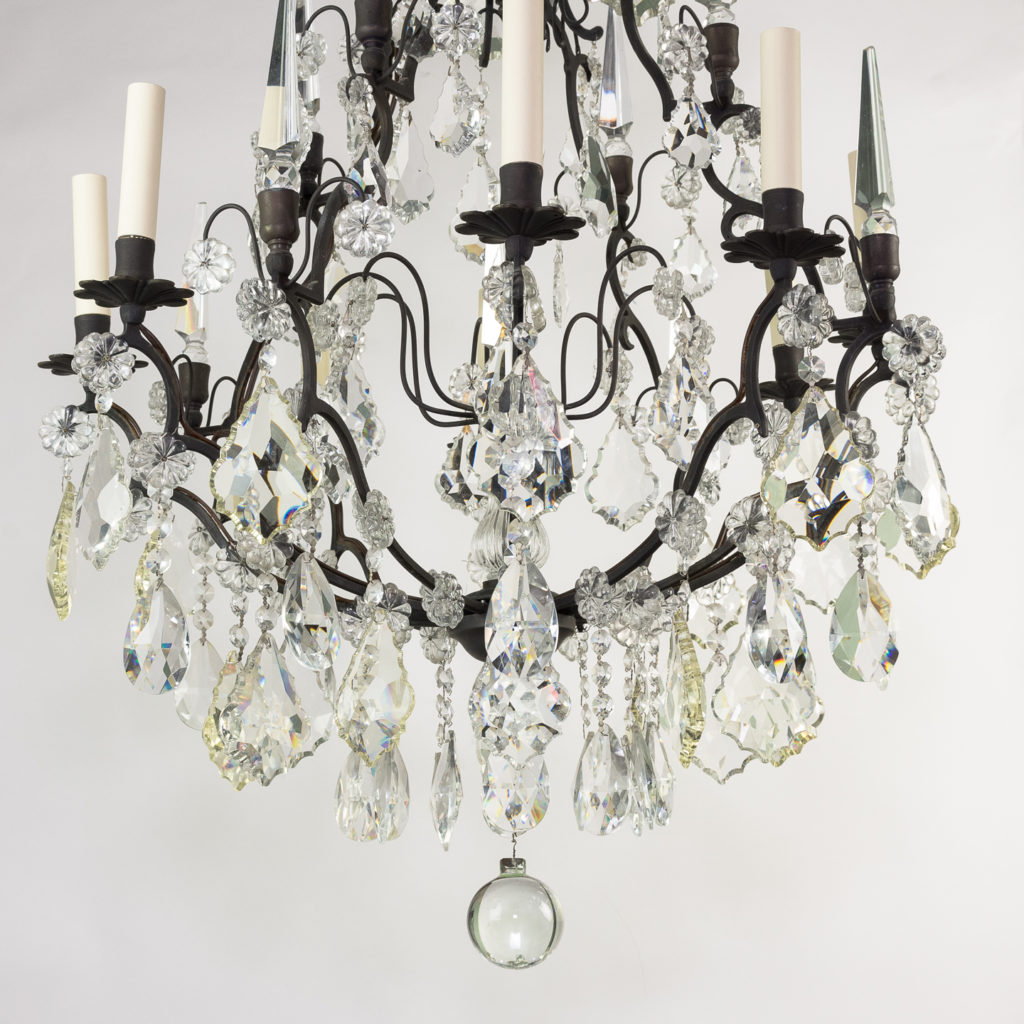 Late nineteenth century birdcage chandelier,