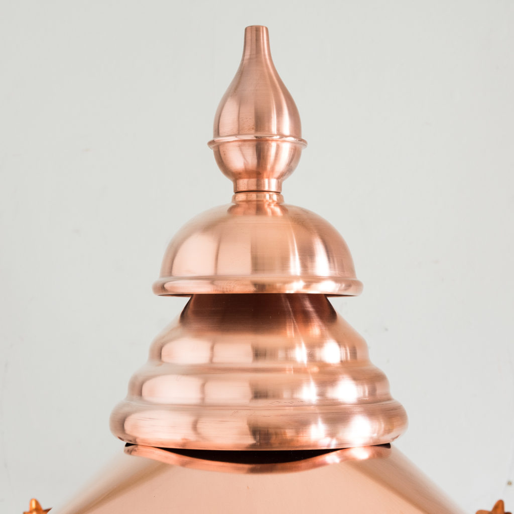 Victorian style copper Winsor lantern,-129382