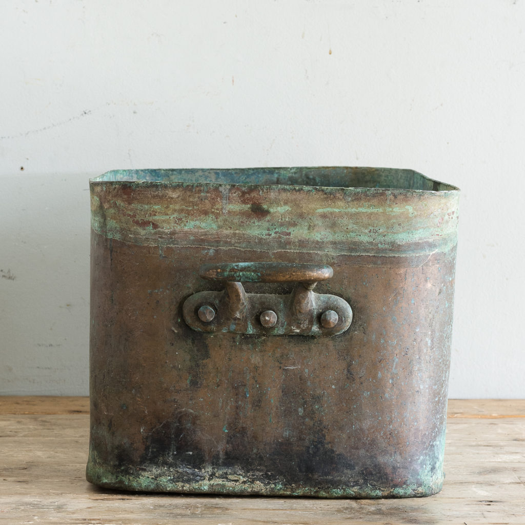 Nineteenth century copper cooking vessel,-129985