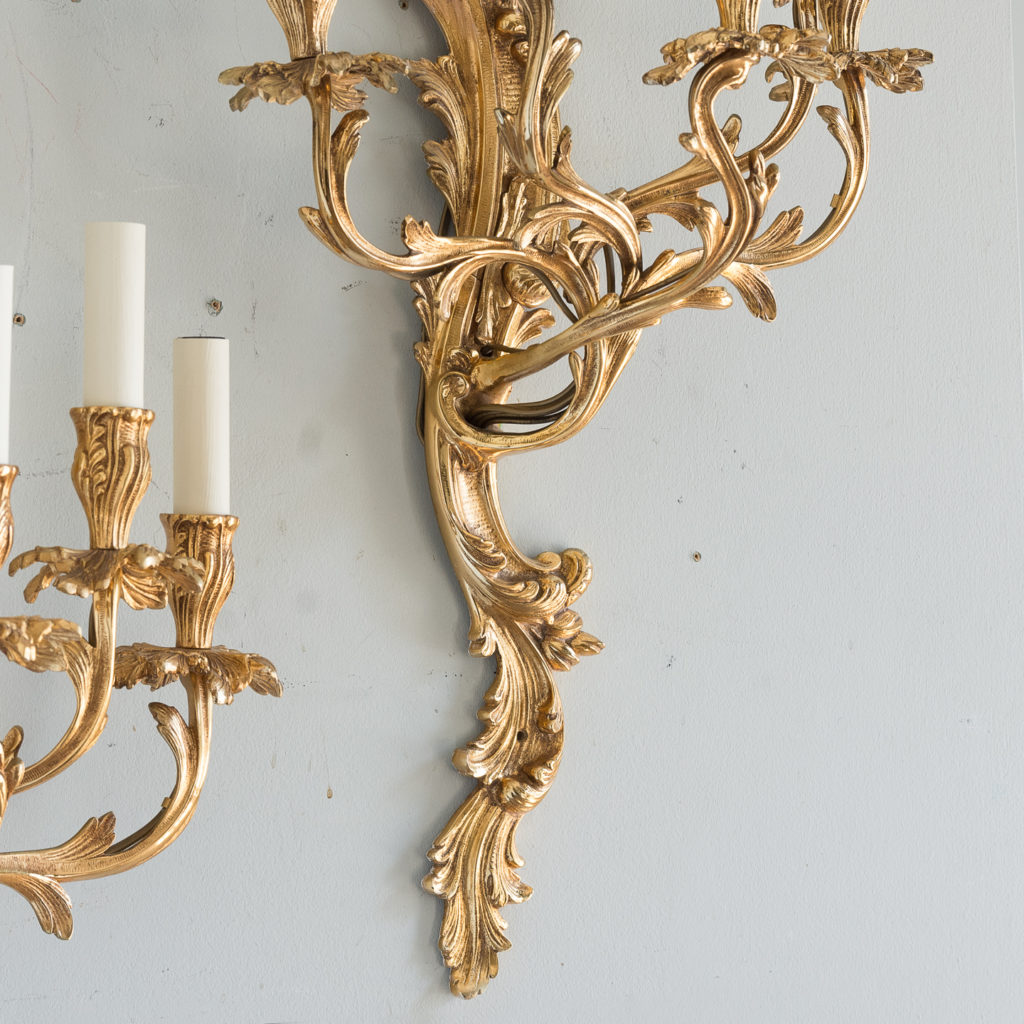 Large gold plated Louis XV style appliques,-129944