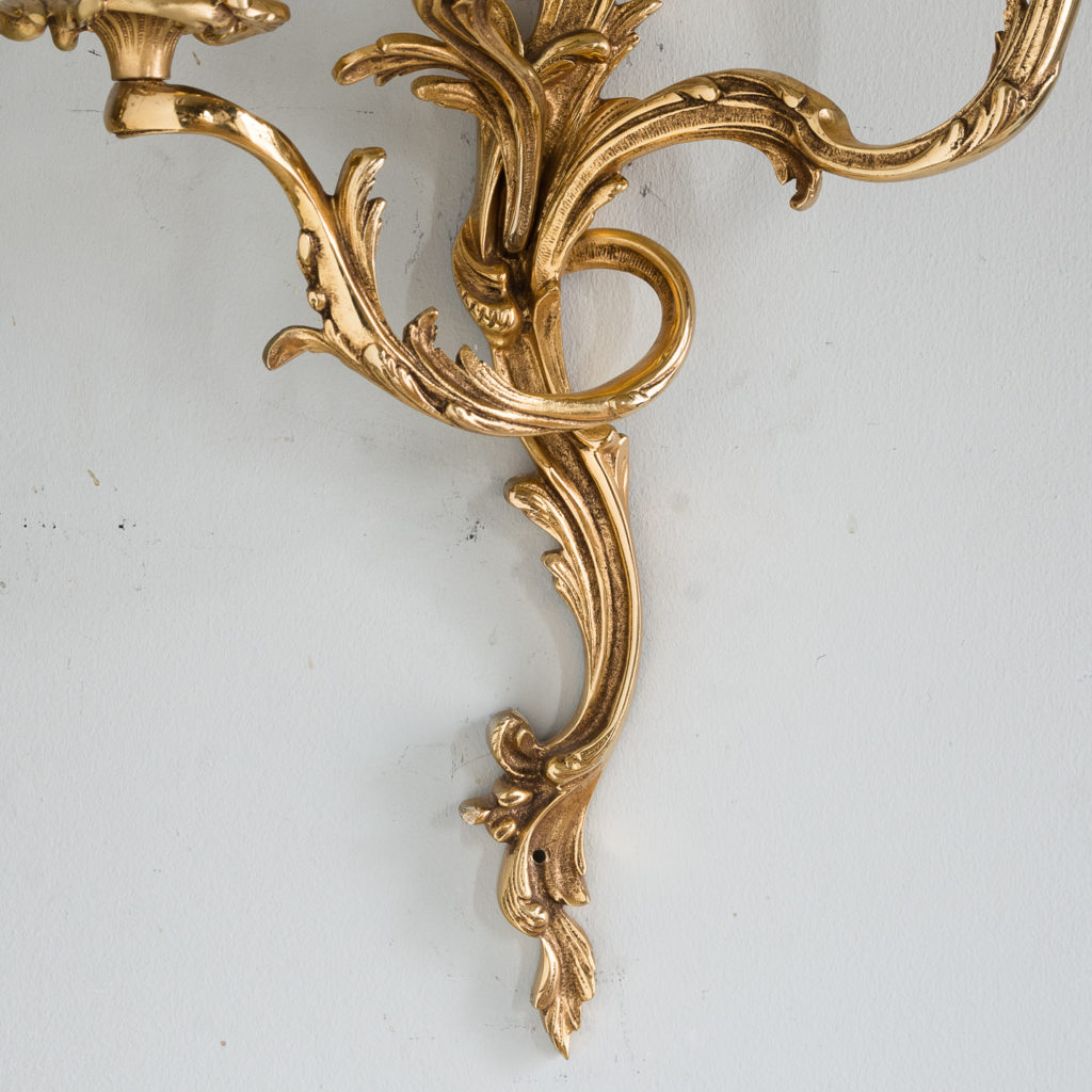 Gold plated Louis XV style appliques,-129936