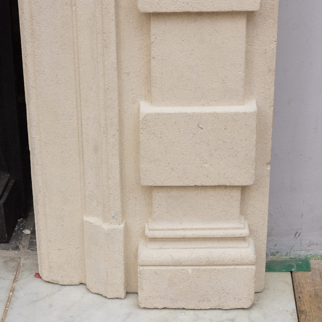 Early twentieth century Bathstone chimneypiece, -128851