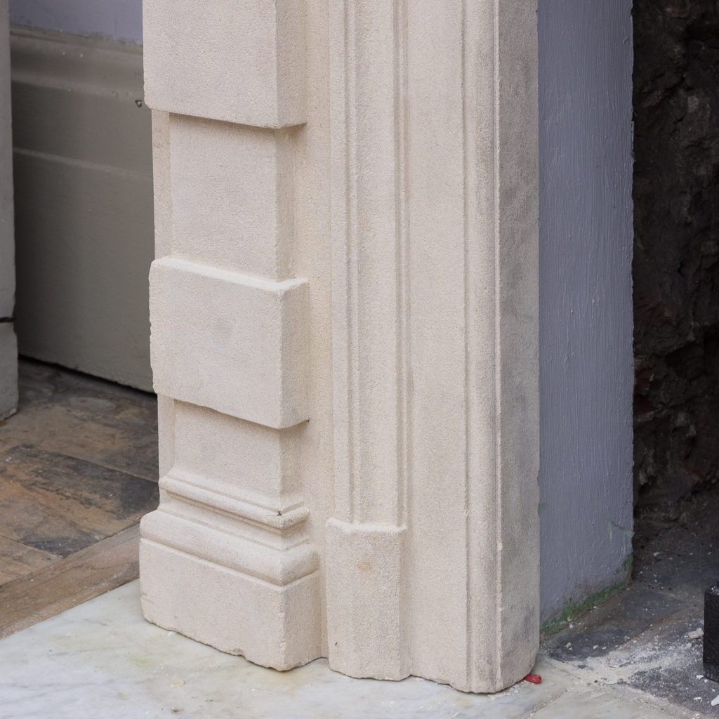 Early twentieth century Bathstone chimneypiece, -128852