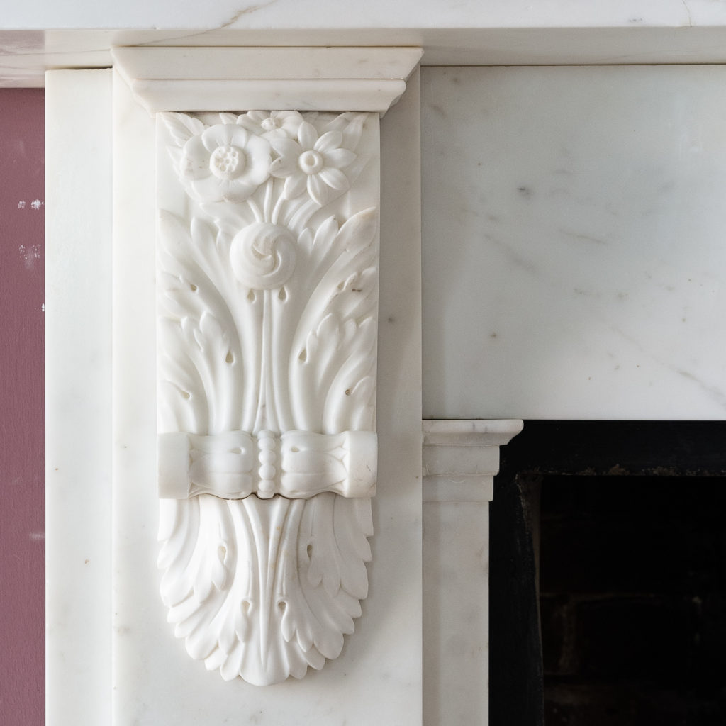 well carved foliate corbels