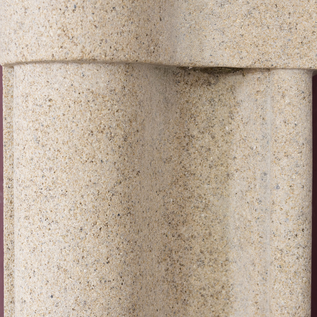 English Baroque style stone chimneypiece,-130474