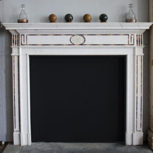 Blue john inlaid chimneypiece