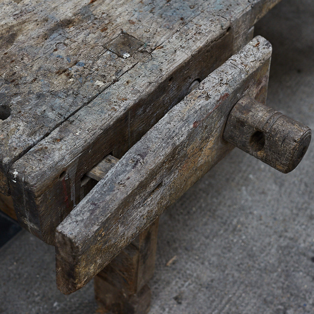 Antique carpenters bench,-131929
