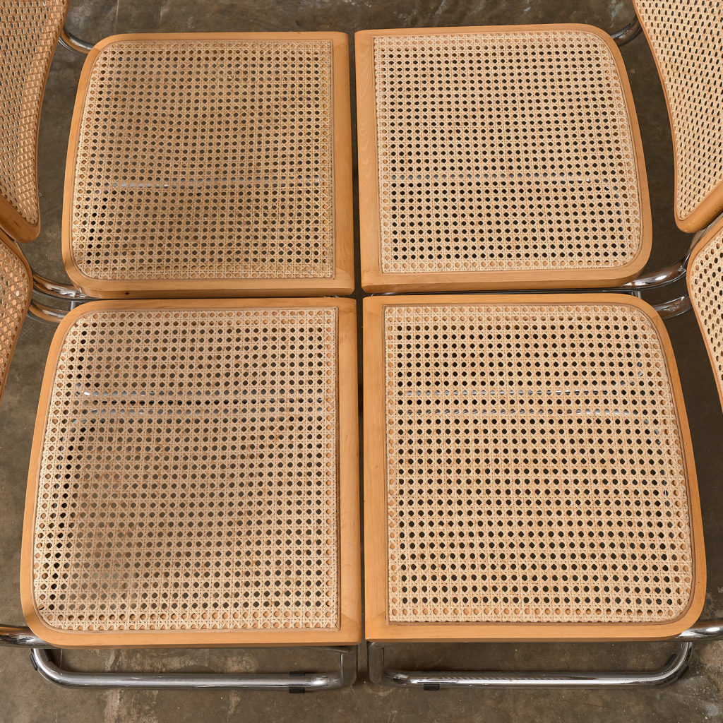 Set of 4 rattan Cesca chairs,-132240