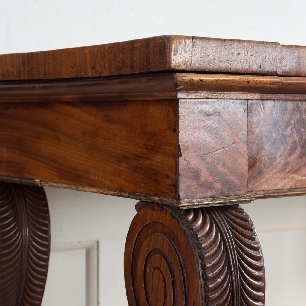 Early nineteenth century mahogany serving table, -132331