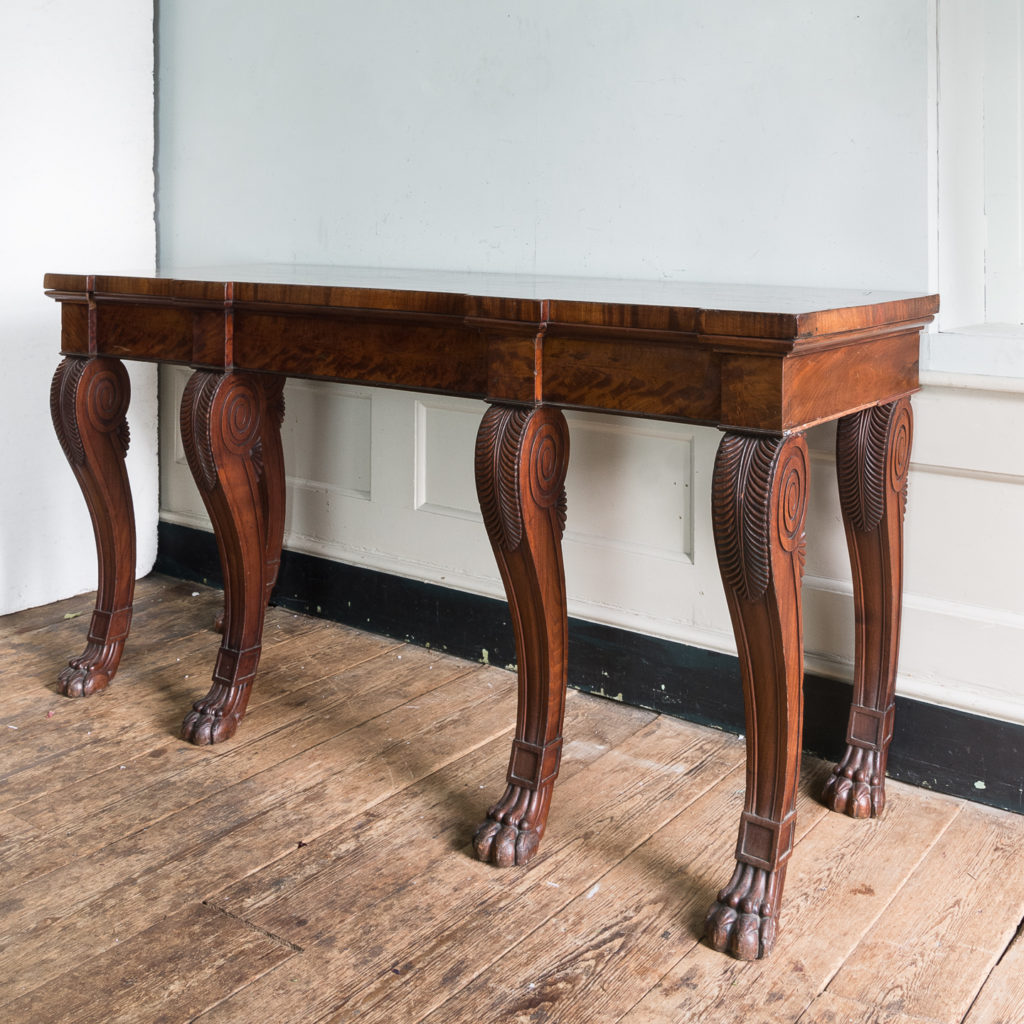 Early nineteenth century mahogany serving table,