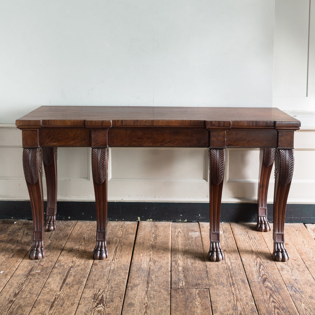 Early nineteenth century mahogany serving table,