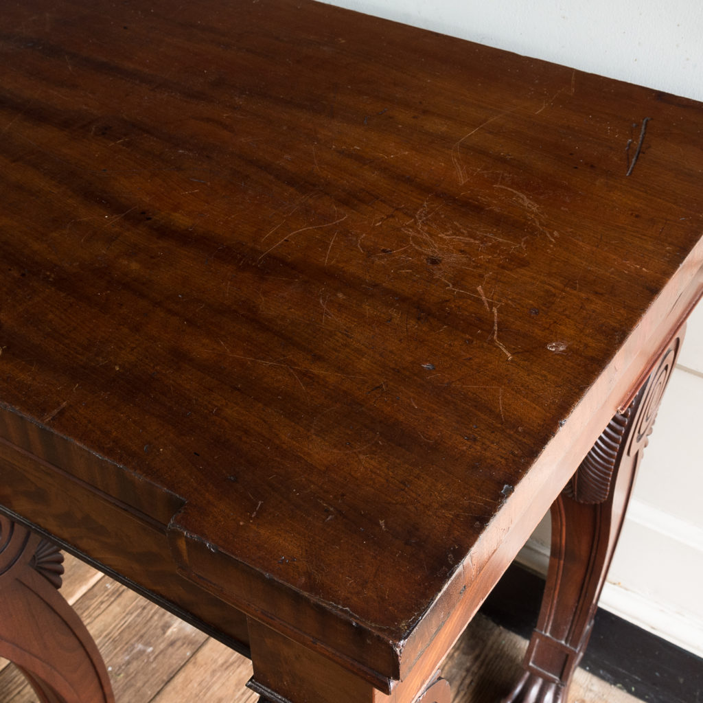 Early nineteenth century mahogany serving table, -132335