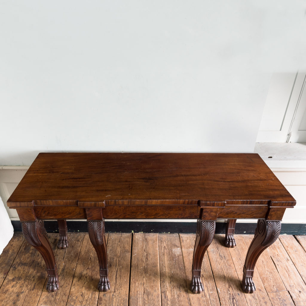 Early nineteenth century mahogany serving table,