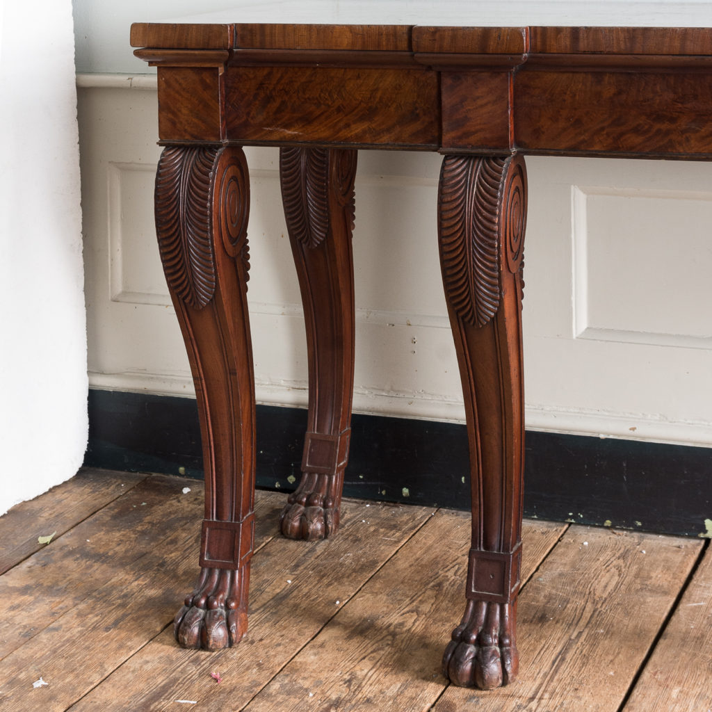 acanthus carved console legs