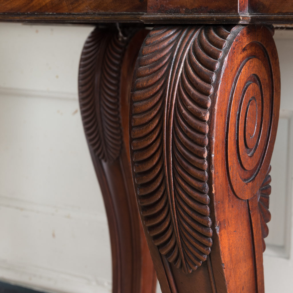 acanthus carved console legs